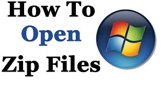 How To Extract Zip Files | Unzip Files In PC |Windows 7,8,10