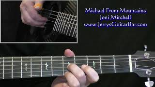 Joni Mitchell Michael From Mountains Intro Guitar Lesson
