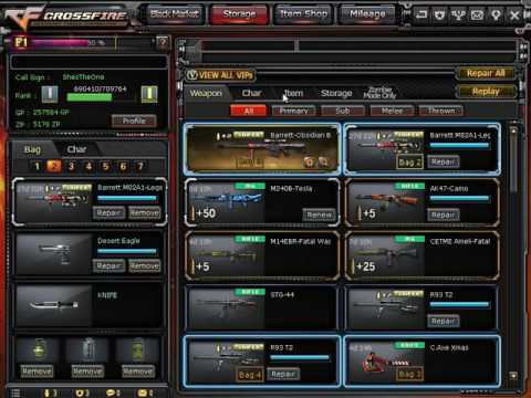 Crossfire NA: Buying Barrett Obsidian Beast (VIP)