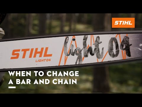 When to Change a Chainsaw Chain and Guide Bar | STIHL Chainsaw Maintenance | STIHL GB