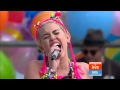 Miley Cyrus - The Scientist Live on Sunrise ...