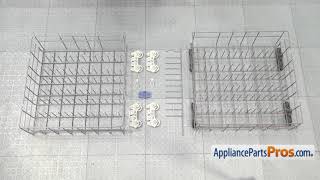 How To: Whirlpool/KitchenAid/Maytag Lower Dishrack Assembly W10311986
