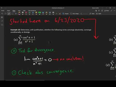 Math 212 1XW Lecture 13 - Absolute vs Conditional convergence; Alternating Series Approx Theorem