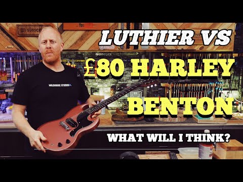 Watch How A Luthier Transforms A used £80 Harley Benton - The Results are rather Pleasant.