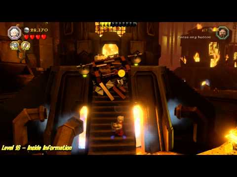Lego The Hobbit: Level 16 - Inside Information - STORY - HTG