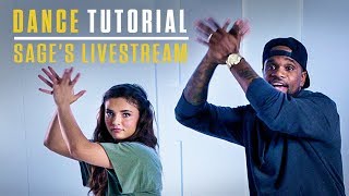 Step Up: High Water | Dance Tutorial | Sage&#39;s Livestream