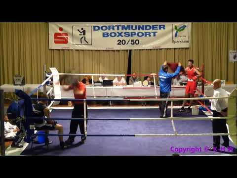Boxsport * Dortmunder BS 20/50 * Omar Siala (PSV Bochum) vs Daniel Binder (BSV 20 Mengede) * 15.  K