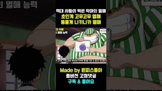루피가 고무고무 열매를 먹은건 샹크스의 빅피쳐였다?