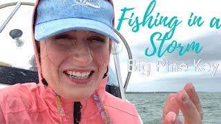 Fishing the Bridges Around Big Pine Key- TERRIBLE WEATHER