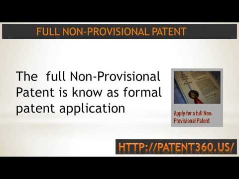 Full Non Provisional Patent