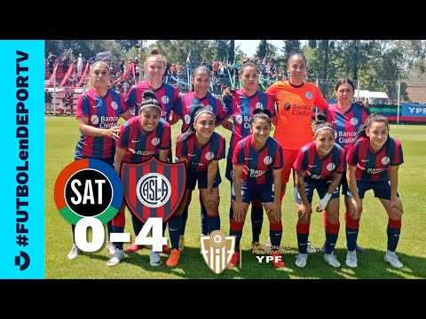 SAT 0-4 San Lorenzo - RESUMEN Y GOLES - #CampeonatoFemeninoYPF - Fecha 7 - Fútbol Femenino