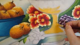 Angela Almeida - Artista Plástica - Pintura em tela - Natureza Morta - Passo a Passo