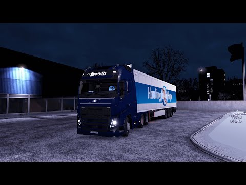 Ets2Mp Hauling Hope Timelapse - From Jönköping (S) to Hirtshals (DK)| Evening Drive With Volvo FH540