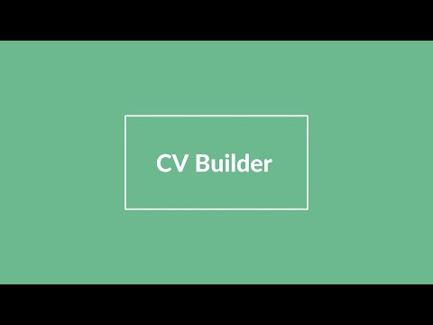 CV Builder - Passio video thumbnail