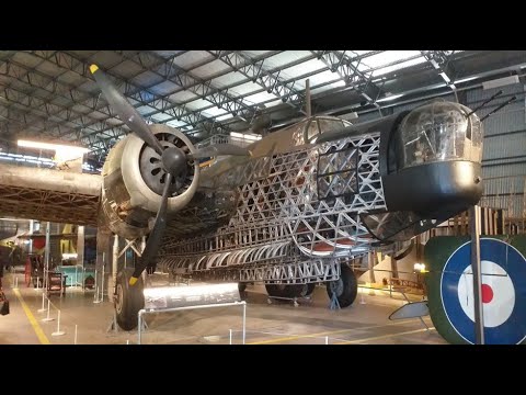 Inside Vickers Loch Ness Wellington Bomber Brooklands Museum UK
