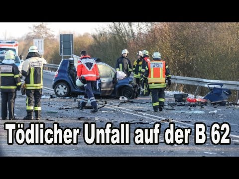 Tödlicher Unfall auf der B62 (18.01.16)