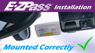 How to Mount or Install an EZ Pass Correctly