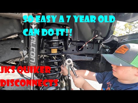 JKS Quicker Disconnects, So Easy a 7 Year Old Can Do it.