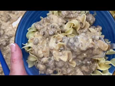 Beef Stroganoff with Mushroom Soup