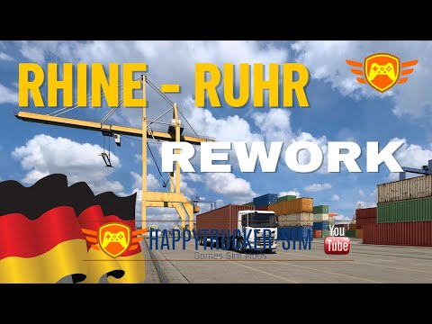 EURO TRUCK SIMULATOR 2|GERMANY REWORK RHINE-RUHR AREA *SCS NEWS*