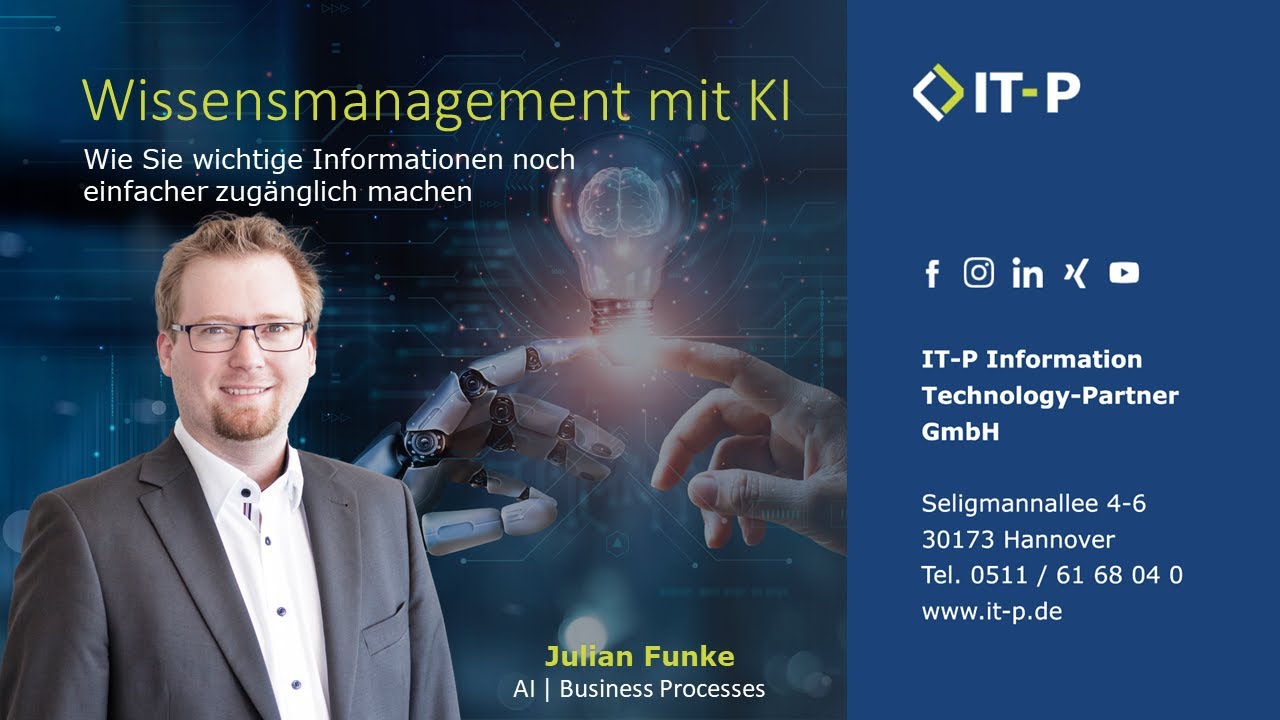 Wissensmanagement mit KI - Information Technology Partner GmbH - Julian Funke