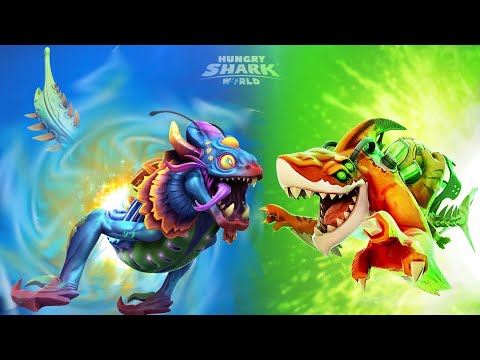 Cosmic Alan vs Meltdown Shark! - Hungry Shark World