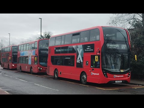 *PELTED* Stagecoach London Enviro 400H MMC YX16 OHD 12388 Route 117 | 16/3/23