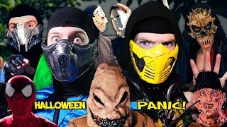 Real Mortal Kombat: Halloween Panic! | MKX PARODY!