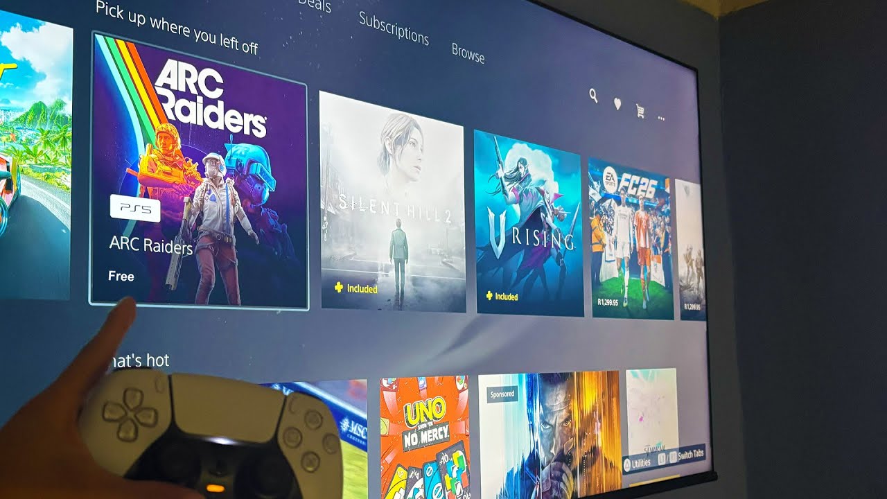 ARC Raiders gameplay on PS5 showing intense futuristic combat.