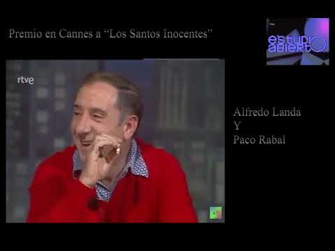 José María Iñigo entrevista a Alfredo Landa y Paco Rabal sobre "Los Santos Inocentes"