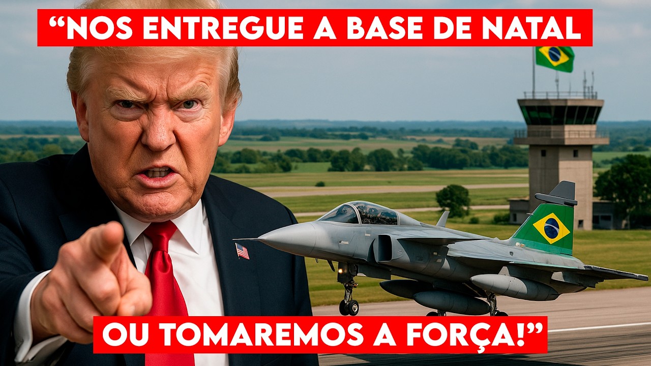MUITO URGENTE: Trump quer tomar bases militares do Brasil! (Felipe Dideus)