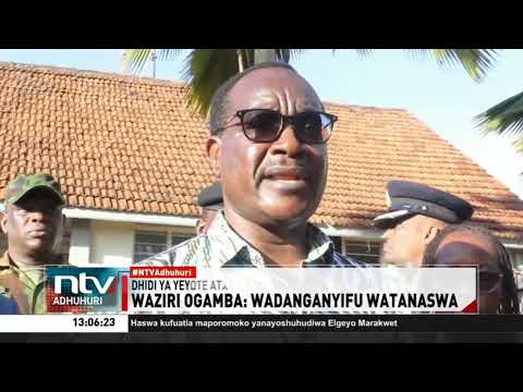 Waziri Ogamba atoa onya kali kwa watakaohusika na udanganyifu wa mtihani wa KCSE