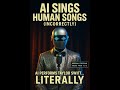 AI Sings Human Songs Incorrectly
