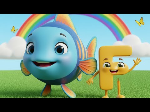Phonics song 3 with two words in 3d l Phonic sounds of alphabets A to Z|ABC phonic song for toddlers
