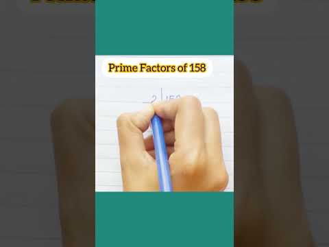 Prime Factors of 158 #shorts