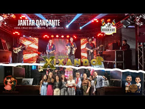 Jantar/Baile do CTG Missioneiros do Oeste de Vera Cruz do Oeste/PR, 18/10/25, animação Grupo Xixando
