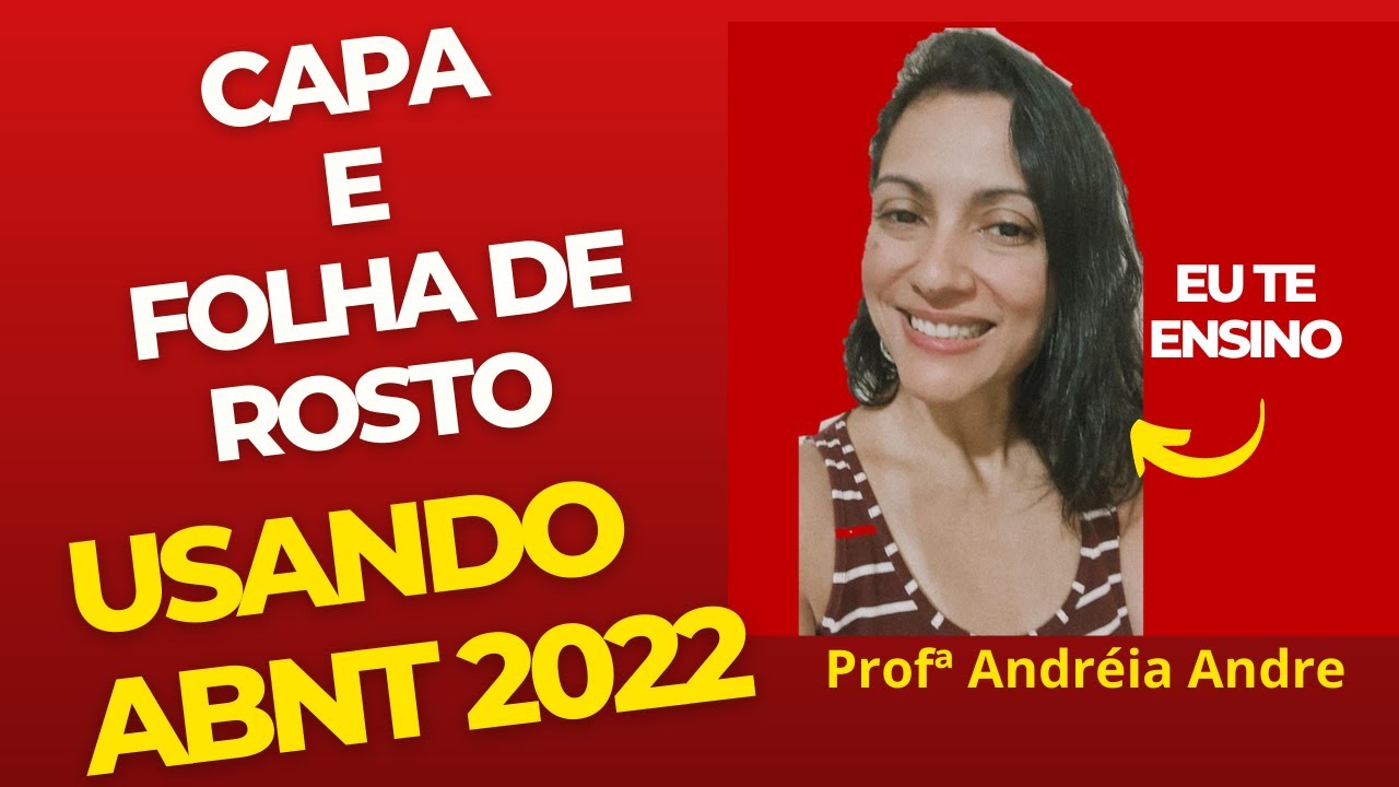 ABNT: COMO FAZER CAPA E FOLHA DE ROSTO DE TRABALHOS NO WORD DE ACORDO COM AS REGRAS ABNT 2023/ 2024