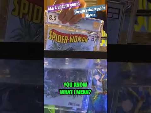 Comic Books + Water = ??? | Dunking CGC Graded Slabs in Water with @goldenageguru