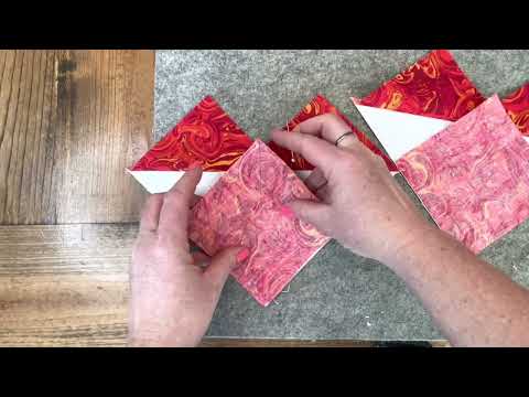 How to Make No-Waste Flying Geese: Beginner Skill Builder Sampler Quilt - Month 2, Week 2