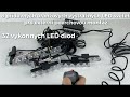 LED predátor do mřížky 12V / 24V - oranžový 8xLED světlo - Video Youtube