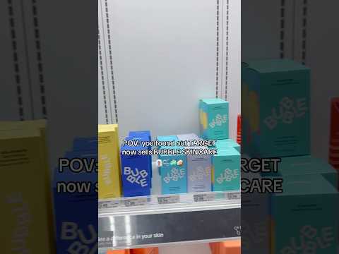TARGET X BUBBLE COLLAB 🫧👀 #preppyyyy #preppyproducts #skincare #preppyhaul #makeup #target #grwm