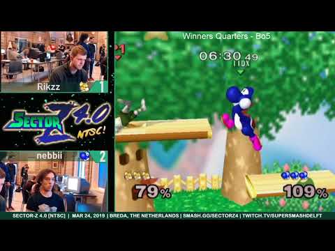Sector-Z 4.0 | Rikzz (Fox) Vs nebbii (Yoshi) - Winners Quarters