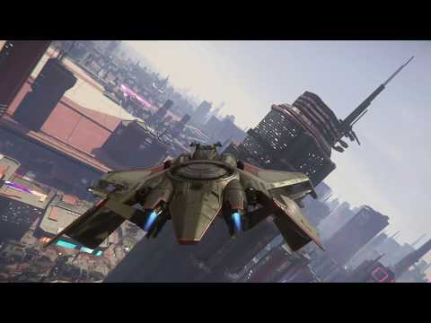 Star Citizen: Anvil Gladiator on ArcCorp