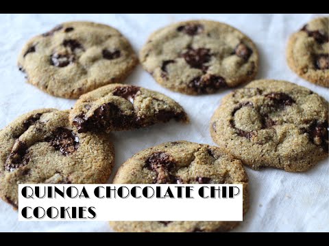 Gluten-Free Quinoa Chocolate chip Cookies Recipe "HEALTHY SWEETS"