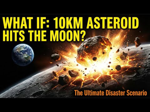 What If A 10km Asteroid Hit The Moon? The Ultimate Disaster Scenario
