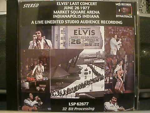 ELVIS--HOUND DOG/ANNOUNCEMENTS/CAN'T HELP FALLING IN LOVE--JUNE 26, 1977