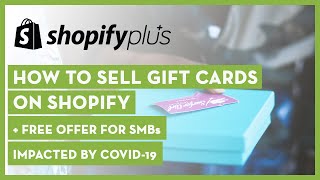 How to Sell Gift Cards on Shopify || FREE Service for Local Businesses Struggling Due to COVID-19