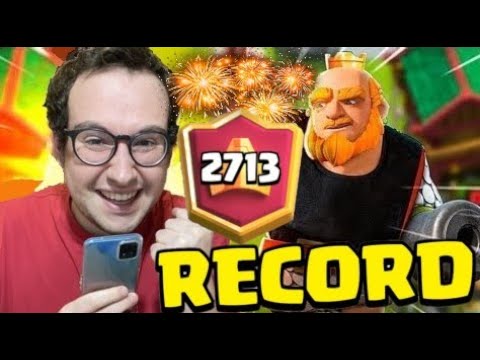 Nuovo RECORD ASSOLUTO del mio ACCOUNT! 7350 COPPE! Top 103 ITALIA e Top 2700 al Mondo! -Clash Royale