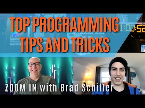 TOP Programming Tips and Tricks - ZOOM IN with Brad Schiller - Programmer for Metallica, Olympics!