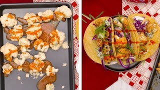 Buffalo Cauliflower Tacos